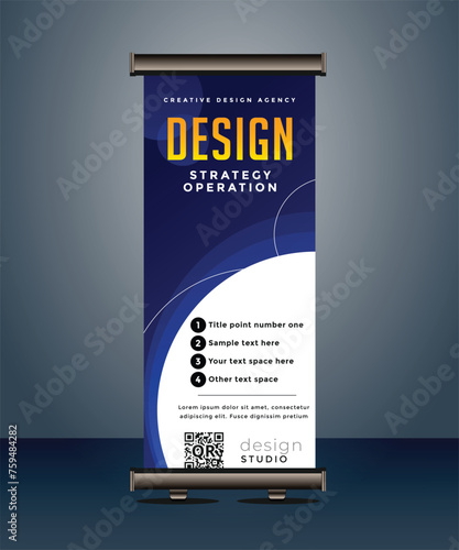 corporate business roll up banner standee pull up banner x banner template