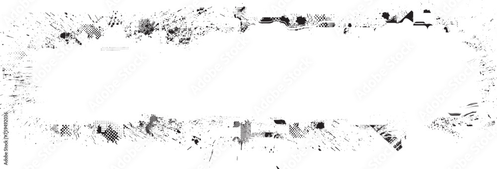 Glitch distorted grange shape . Noise grungy logo . Trendy defect error shapes . Glitched frame .Grunge textured . Distressed effect .Vector shapes Glitch distorted grange shape . Noise grungy logo . Trendy defect error shapes . Glitched frame .Grunge textured . Distressed effect .Vector shapes