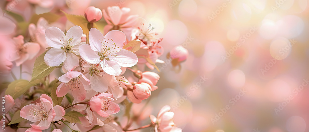 A close up of a pink flower with a blurry background. Concept of beauty and delicacy