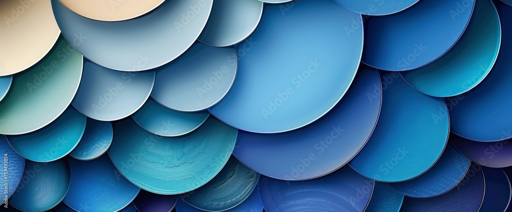 abstract blue and green gradient geometric shape circle background ...