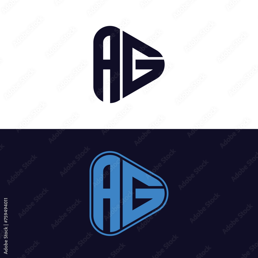 ag modern logo design