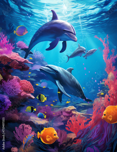 Ocean Animals Covers for Kids,Ocean Animals Book Covers,Ocean theme Book Covers,Animals Activity Book Covers   © Kitty