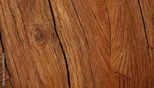Old brown bark wood texture. Natural wooden background or cutting board