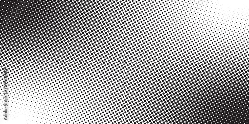 Halftone faded gradient texture. Grunge halftone grit background. White and black sand noise wallpaper. Retro pixilated vector backdrop vector ilustration photo
