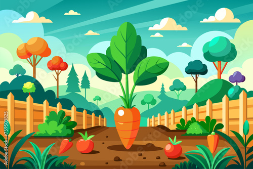 carrot vegetable background garden