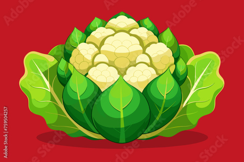 cauliflower vegetable background