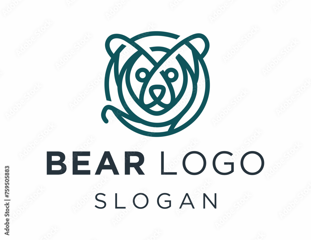 Logo design about Bear on a white background. made using the CorelDraw application. Logo design about Bear on a white background. made using the CorelDraw application.