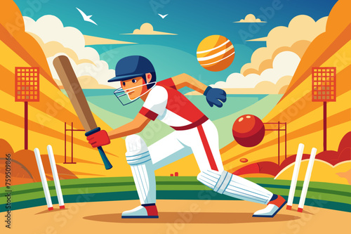 cricket sport background is