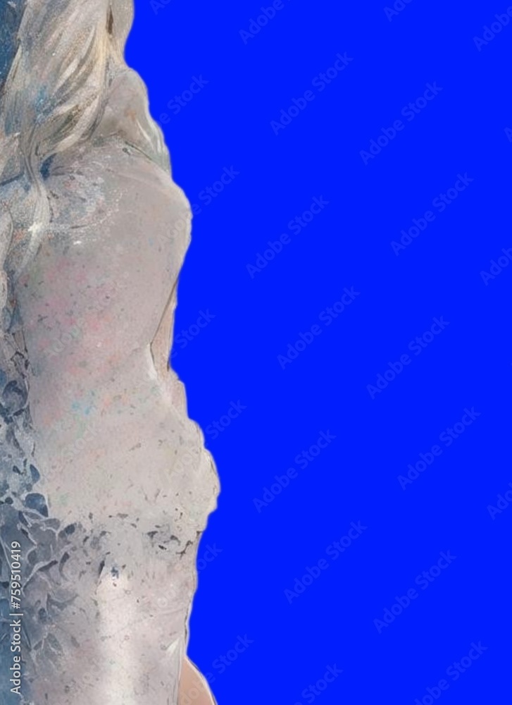 Fototapeta premium ice and blue sky 