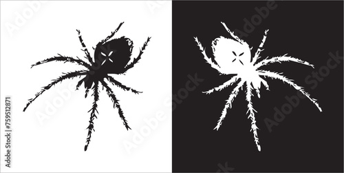 Illustration vector graphics of spider icon