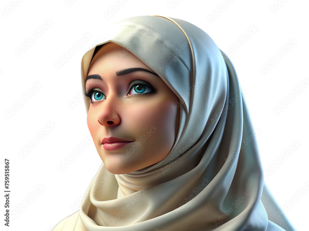 Beautiful woman wearing hijab Beautiful woman wearing hijab