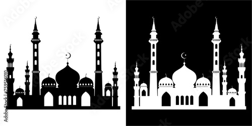 mosque silhouette