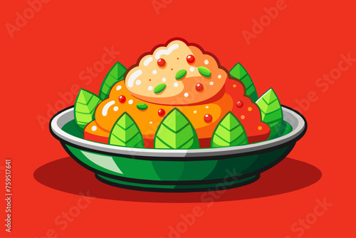 Fried rice is a flavorful dish made with rice, vegetables, and often meat or seafood, prepared in a large saucepan over high heat until the rice is browned.