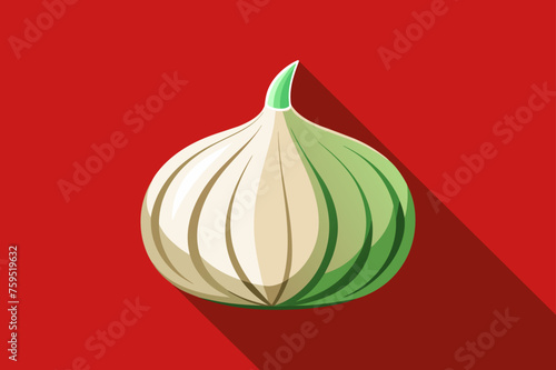 A backdrop of garlic bulbs and cloves creates a warm and inviting culinary atmosphere.