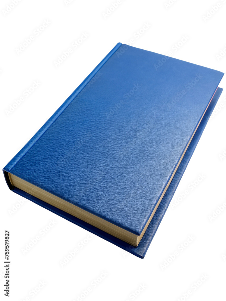 Blue book isolated on a transparent background. Blue book isolated on a transparent background.
