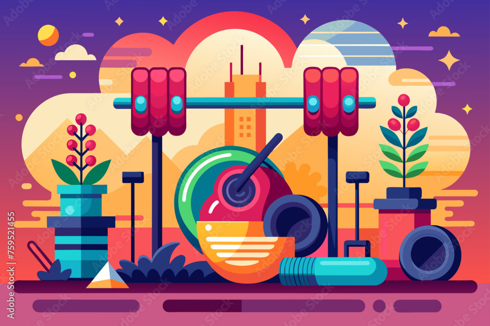 gym sport background is gym sport background is
