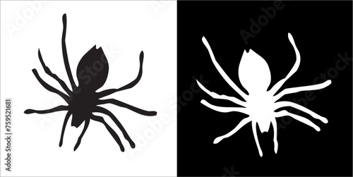 Illustration vector graphics of spider icon
