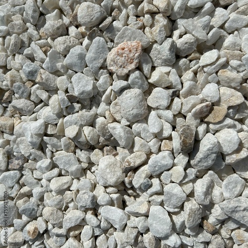 Natural limestone coarse gravel texture