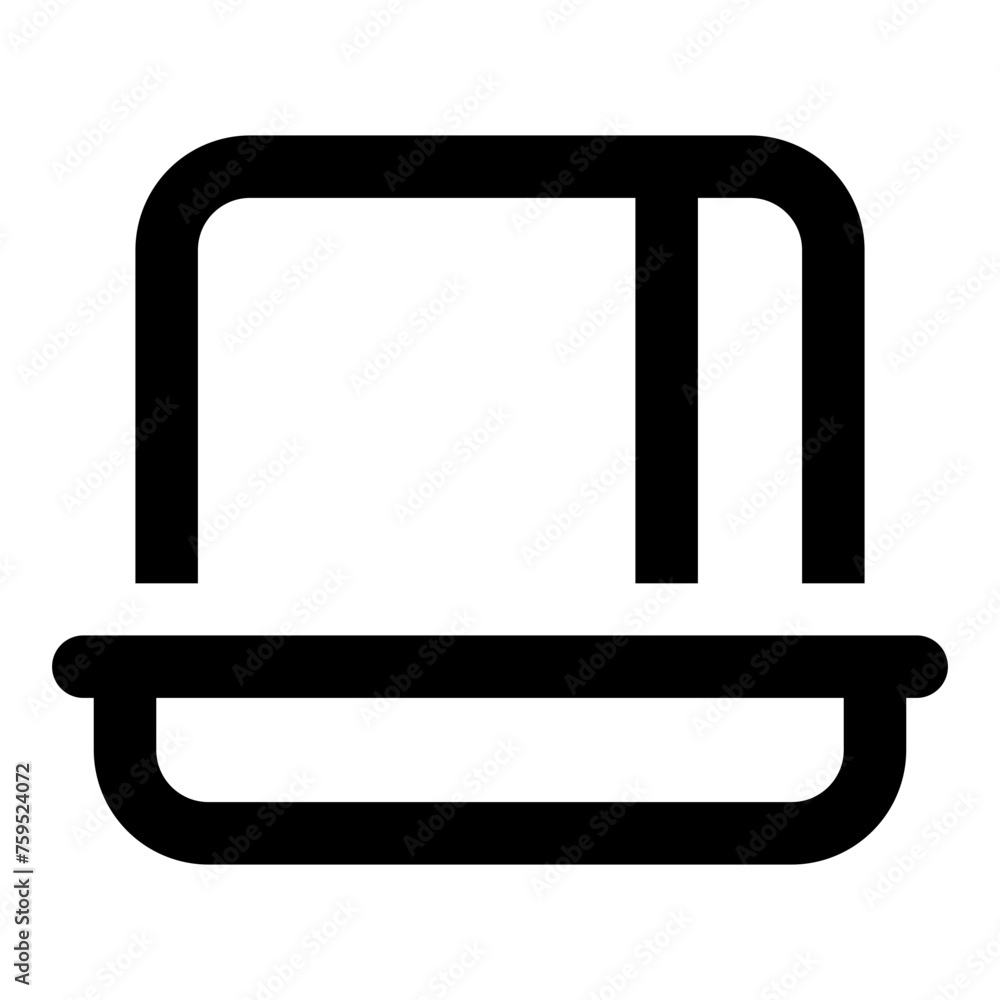 Icon of a butter in outline style vector. Use for web, app, mobile design, infographic, etc Icon of a butter in outline style vector. Use for web, app, mobile design, infographic, etc