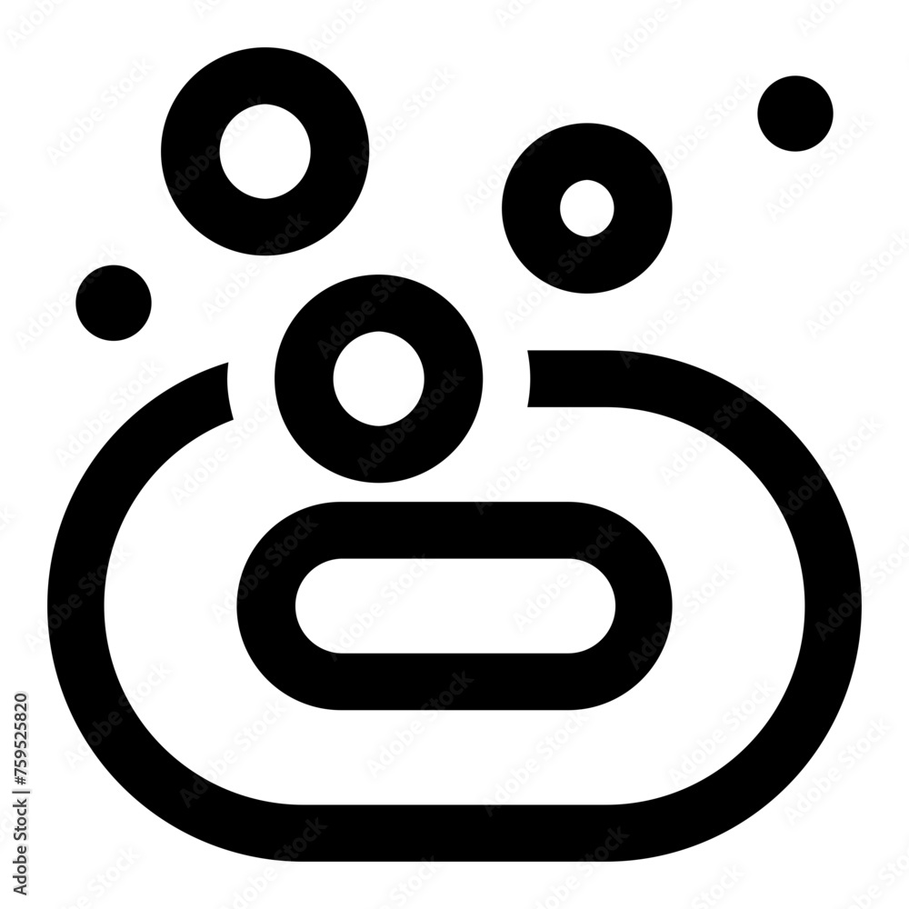 Soap icon in outline style. Simple bubble vector illustration — pixel-perfect icon. Soap icon in outline style. Simple bubble vector illustration — pixel-perfect icon.