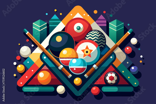 billiards sport background