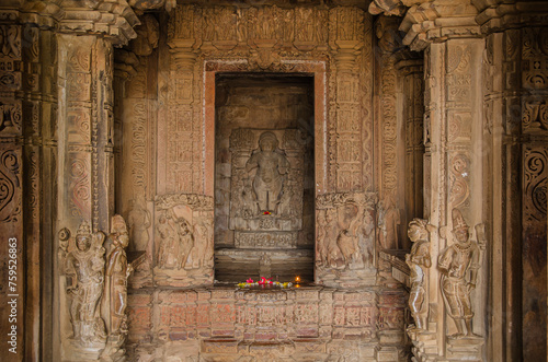 Vamana temple, Khajuraho, Madhya Pradesh, India, Asia.