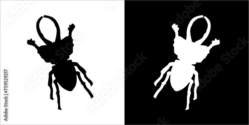 Illustration vector graphics of spider icon