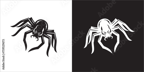 Illustration vector graphics of spider icon