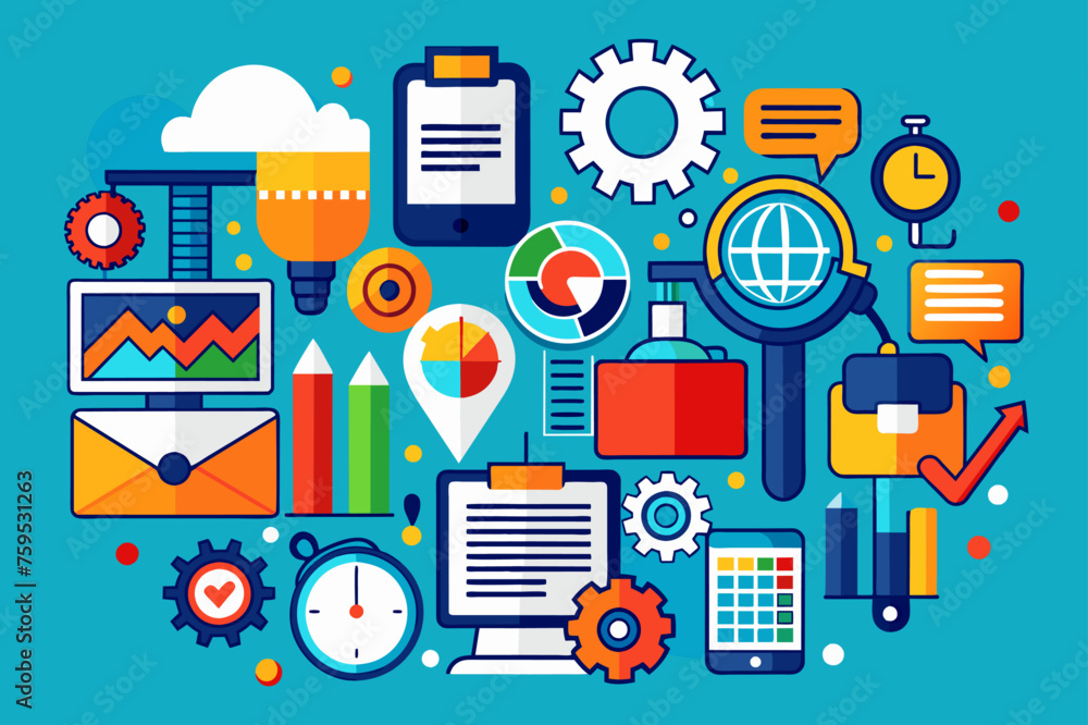 business icon background is business icon background is
