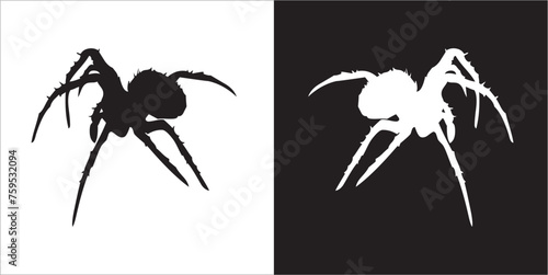 Illustration vector graphics of spider icon