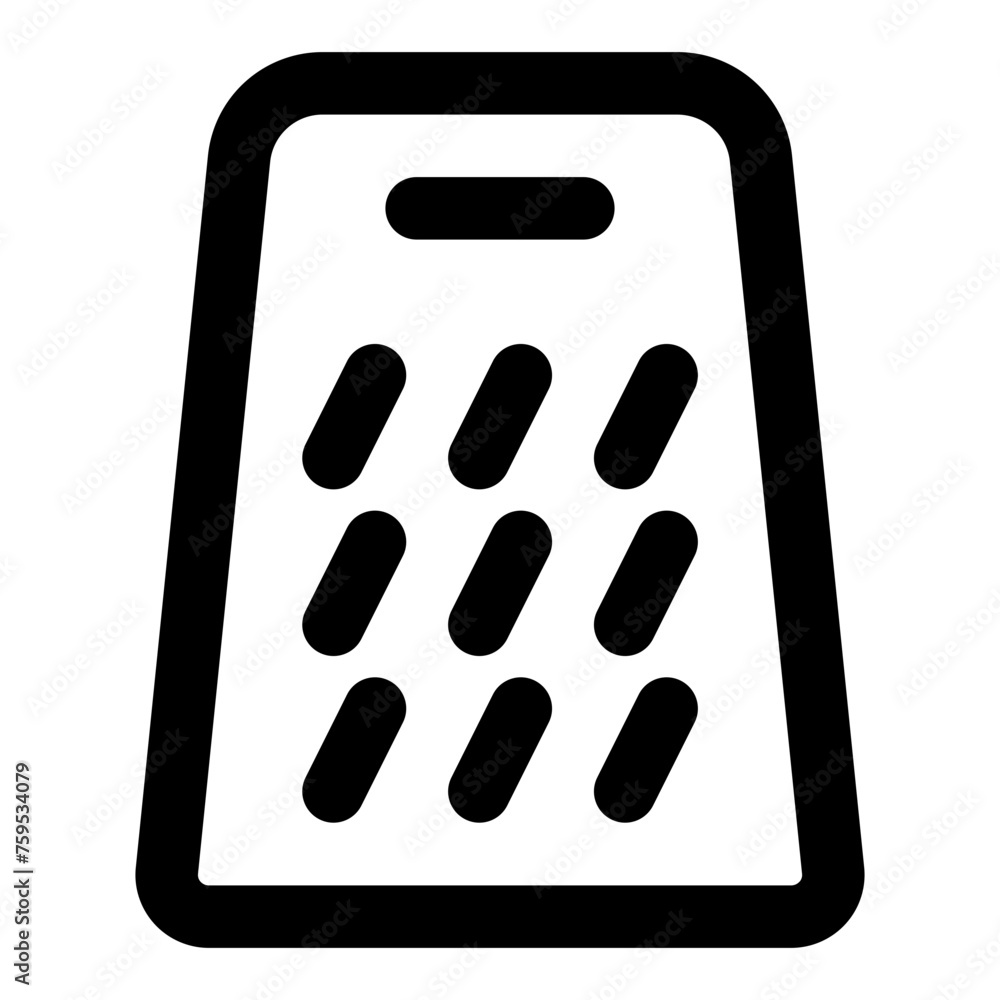 Grater icon in outline style. Simple kitchen vector — pixel-perfect icon. Grater icon in outline style. Simple kitchen vector — pixel-perfect icon.