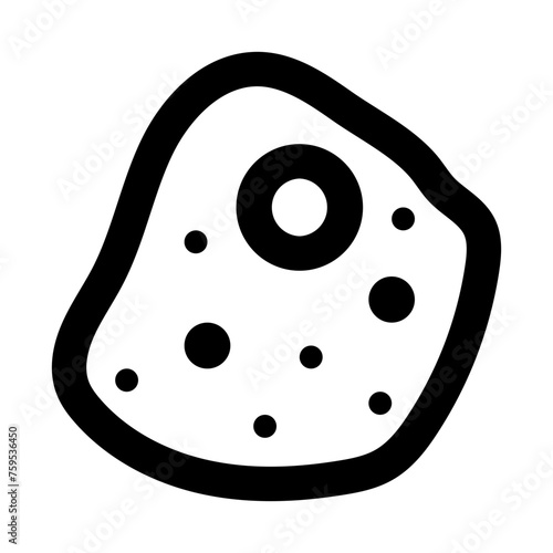 Vomit icon in outline style. Simple puke vector illustration — pixel-perfect icon.