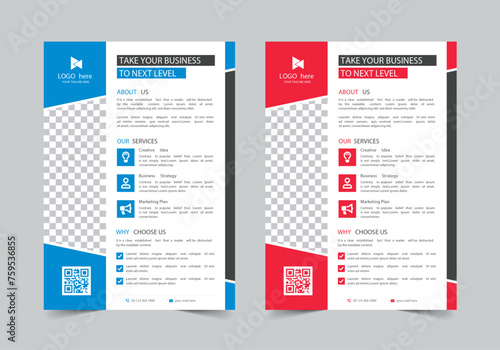 Business Flyer Template | A4 | Print Ready photo