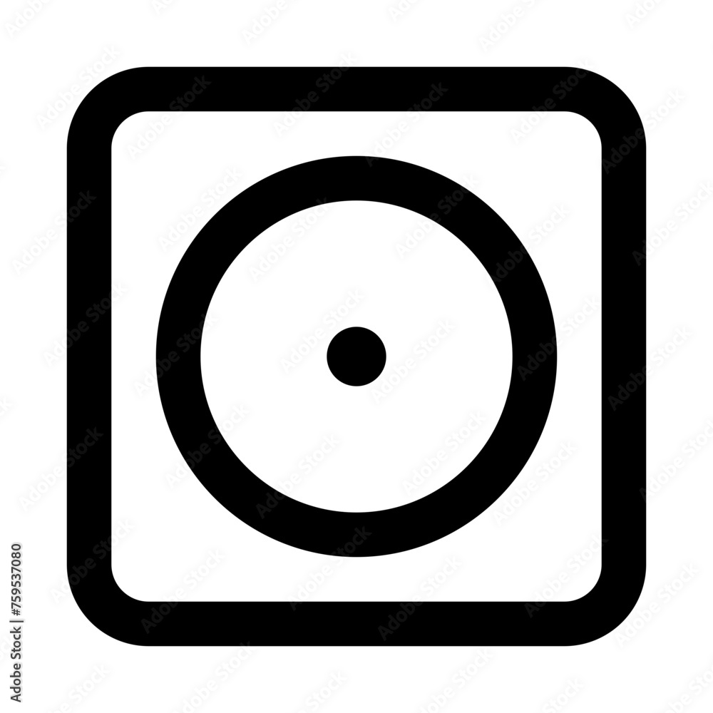Album line icon vector Album line icon vector