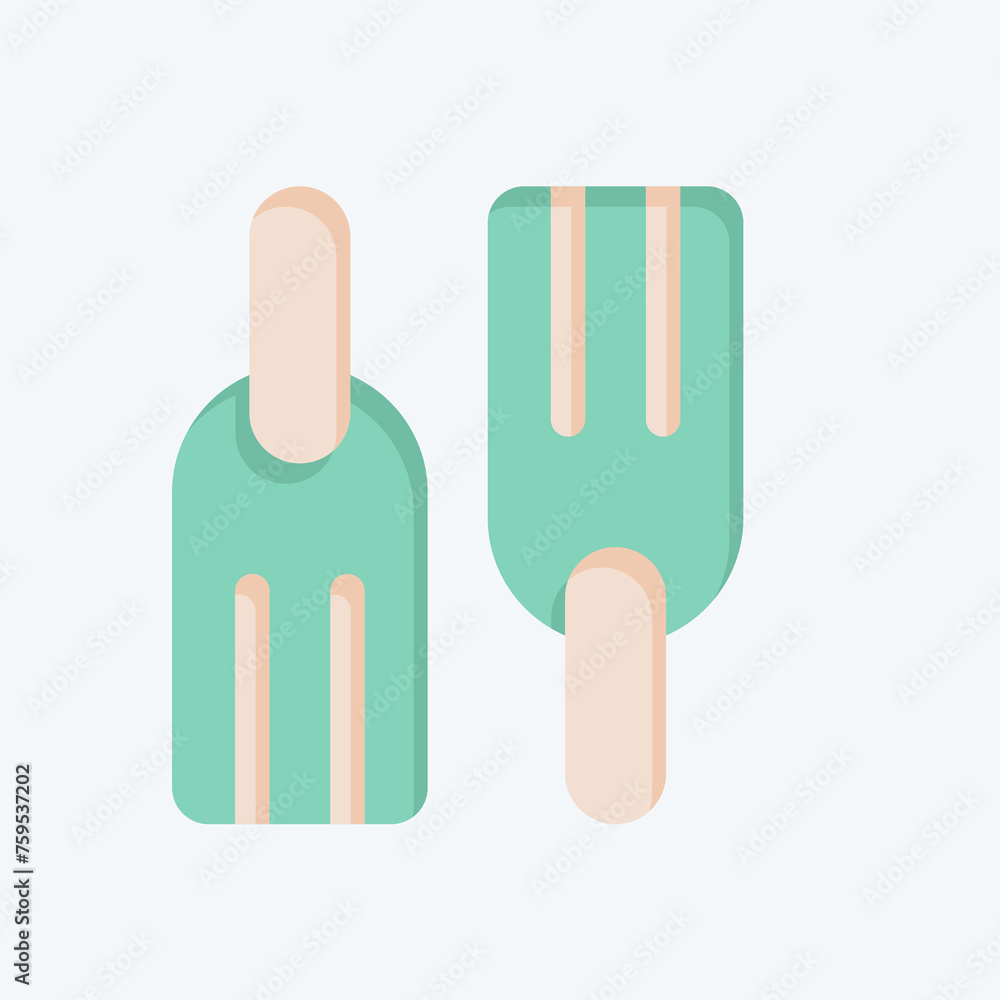 Icon Diving. related to Sea symbol. flat style. simple design editable. simple illustration Icon Diving. related to Sea symbol. flat style. simple design editable. simple illustration