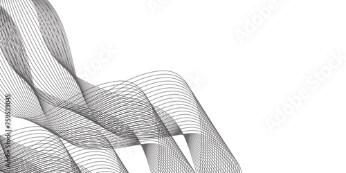  Abstract wave line for banner, template, wallpaper background. Abstract wave element for design. Digital frequency track equalizer, Abstract wave line for banner, template, wallpaper background. 