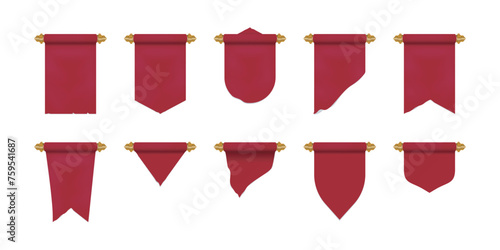 Red Pennant Flag