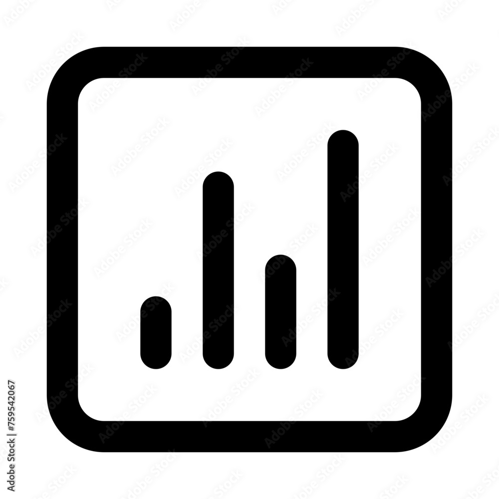 Diagram chart icon in outline style. Simple text formatting vector illustration — pixel-perfect icon. Diagram chart icon in outline style. Simple text formatting vector illustration — pixel-perfect icon.