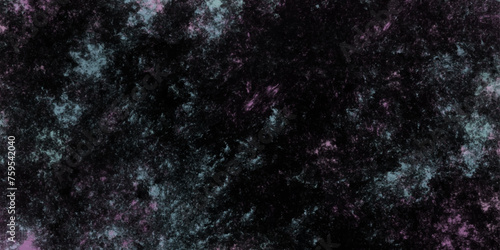 Aquamarine pink dark blue nebula universe Paper textured background. motion background. Fantastic outer view space. Colorful graphics for background, abstract watercolor digital art painting for text