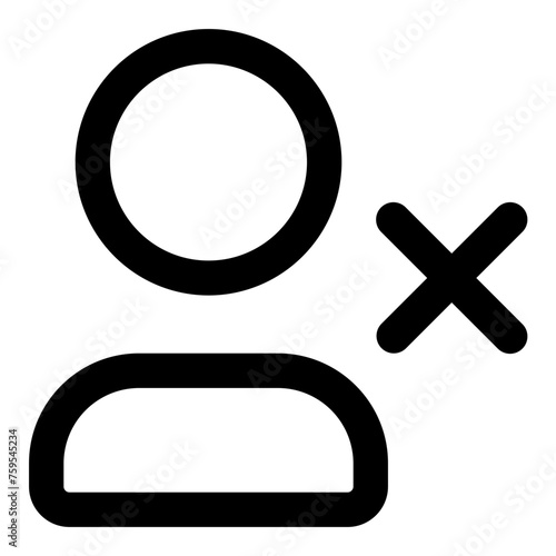 User X Icon