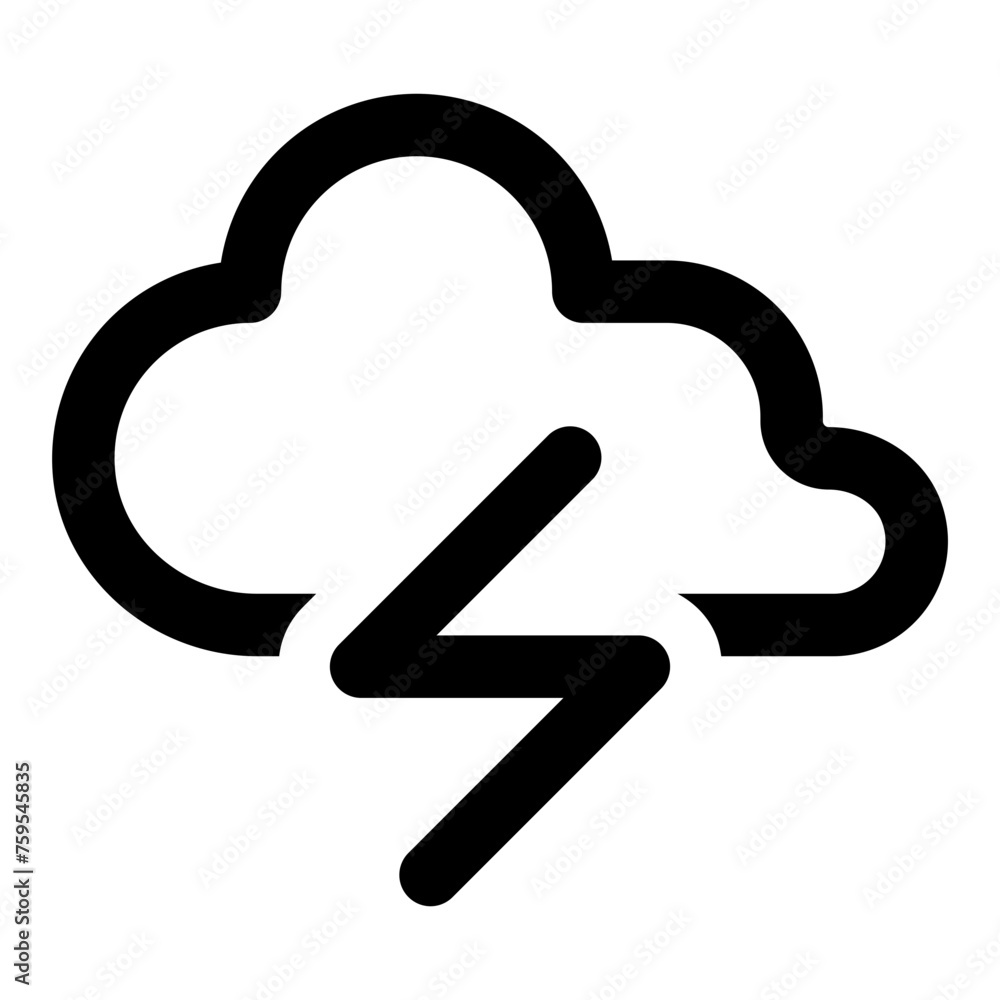 Bolt Cloud Icon Bolt Cloud Icon