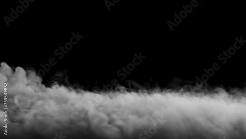 Smoke drifting to the ground. Can be used as a special effect for your projects, video texture or background for designs, scenes, etc. Video in loop.
