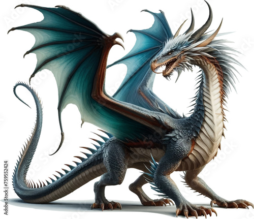 Cool Dragon Vector Illustration