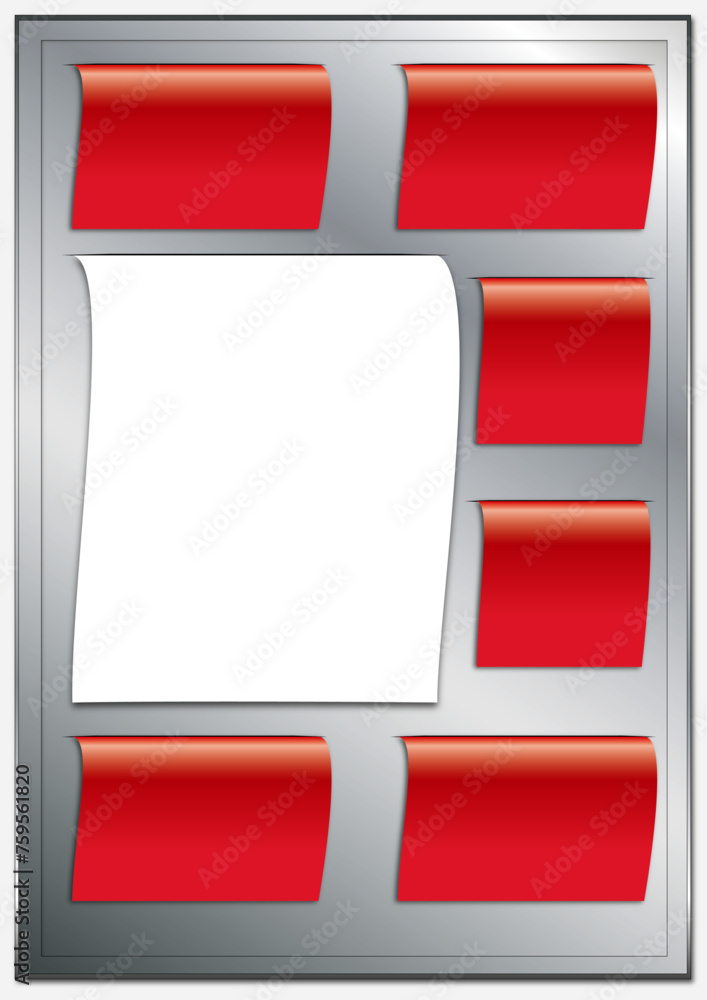 Obraz premium Layout Schreibrolle 3