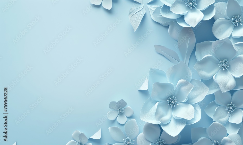 Abstract paper cut flowers. Spring concept. Frame template for decoration, invitation, greeting card with copyspace for your text. Abstract paper cut flowers. Spring concept. Frame template for decoration, invitation, greeting card with copyspace for your text.