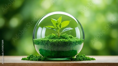 green marketing concept as promoting ecofriendly practice