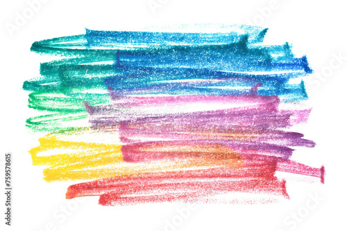 Wallpaper Mural Pastel crayon colourful doodles isolated on a transparent background Torontodigital.ca