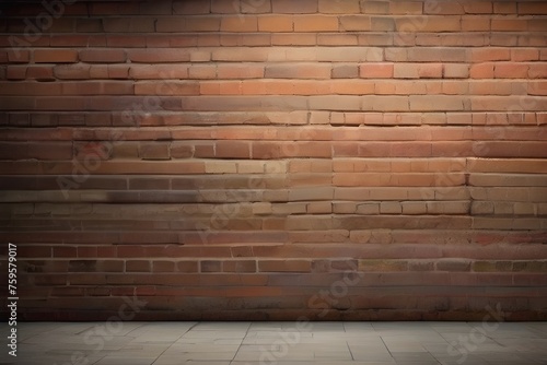 Brick Wall Background Generative AI