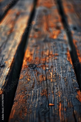 Close Up of a Wooden Wall