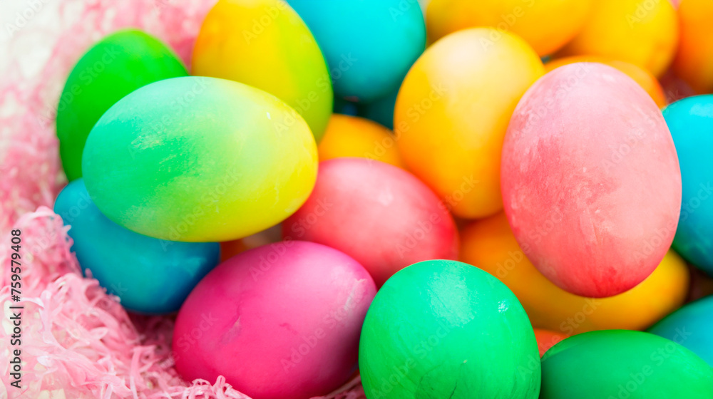 Easter colorful eggs Easter colorful eggs